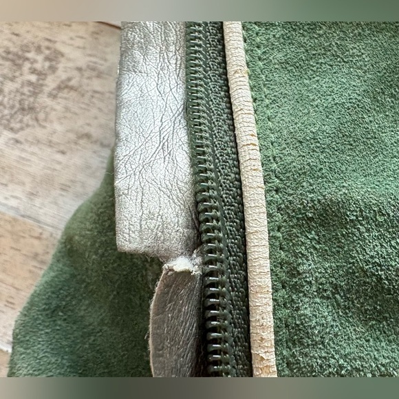 Preloved Puma High Boxing Sneaker Green Suede Boots Women's Size 9 - Picture 11 of 11